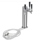 Talos 3-tap Beer Tower Kit   D System Keg Coupler Chrome Nsf 1042305-00 New