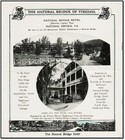 1927 Natural Bridge Virginia Travel Brochure Hotel Blue Ridge Map Virginia Auto