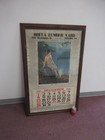 Advertising  Calendar 1929 Hoffa Lumber Yard Reading pa   Collector Grade  4 Ft 