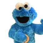 Toy Factory Sesame Street Cookie Monster Plush Stuffed Character 10 