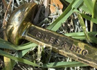 Vintage Giles And Bro  Golden Railroad Spike 6 