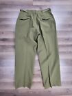 Vintage 1950s Korean War Wool Pants Medium Regular Trousers Military Rare Army