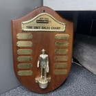 Vintage Rare 1974-75 Firestone Tire Unit Sales Champ Metal Salesman Trophy