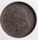 1863 F-17 388 Cwt Not One Cent Civil War Token Ngc Ms63bn Bu Uncirculated 