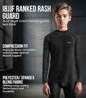 Exxact Sports Long Sleeve Kids Bjj Rash Guard  No Gi Compression Shirt