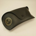 Ray Ban Genuine Black Sunglasses Eyeglasses Case With New Cleaning Cloth
