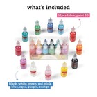 Incraftables Fabric Paint For Clothes Permanent  12 Colors Set - 1 Oz Each 