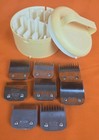 Andis Clipper Blades Metal Replacement Lot Of 8 Vintage Ag Bg Size Carring Case
