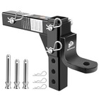 2  Adjustable Trailer Hitch Ball Mount 9-1 2  Drop And 8-1 4  Powder Coating