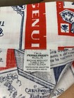 Budweiser Beer Advertising Vintage Print Twin Flat Sheet 96    X 65    1970s Sears