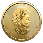 2020 1 2 Oz Canadian Gold Maple Leaf Coin  bu 