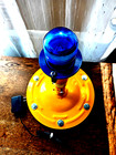 Another  Sw Fla Int Airport Runway Light With Dusk dawn Control Large Blue Lens