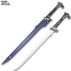 Icing Death Replica Metal Sword With Blue Hardwood Scabbard