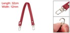 13 Inch Leather Purse Handle Strap Leather Purse Strap Wine Red