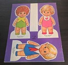 Vintage 1977 Mattel Canned Beans Paper Dolls Whitman Book Uncut