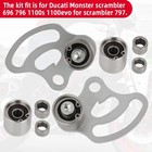 Timing Belt Tensioner Bearing For Ducati Monster 696 796 1100evo Scrambler 797