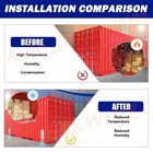 4pack Shipping Container Vent For Preventing Condensation And Excessive Heat New