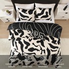 Bebeteen Ebony And Ivory Reversible Comforter Set