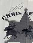 Signed Chris Ledoux And The Posse 22  X 22  Western Bandana Scarf Banner