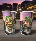 The Crazy Lobster New Orleans 2 Cups     Holographic Image     Dynamic Drinkware