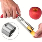 Fruit Apple Corer Pear Tools Stainless Steel Kitchen Twist Easy Core Remover Us