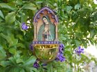 Our Lady Of Guadalupe Lasered Wood Holy Water Font