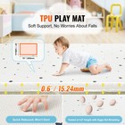 Uimoso 55 x79  Baby Play Mat Kids Soft Activity Floor Mat With Dual-sided Design