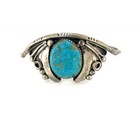Vintage Navajo Turquoise Sterling Silver Cuff Bracelet