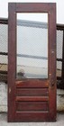 Reclaimed 32  Cottage Door With Scalloped Trim  Late 1800 s  Ned2668