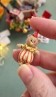 Doll Christmas Cards Holiday Decor Set Dollhouse Miniature Scale 1 12 Handmade