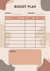 Printable Pdf   Aesthetic Financial Digital Planner Bundle A4 Size For 2025