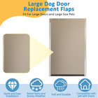 2 Pack Pac11-11039 For Pet Safe Door Replacement Flaps For Dog And Cat  Doggie R