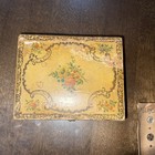 Antique Wooden Thread Box For Brook   s Sewing Cottons  Metal Hinges   Latch
