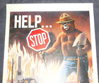 Smokey Bear Poster Signed By Rudolph Wendelin Limited Edition 069 150 19 X 25 5 