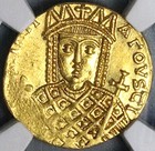 787 Ngc Au Byzantine Empire Irene Constantine Vi Av Gold Solidus Coin  24091302c
