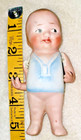 Vtg Antique German All Bisque Doll Named Baby Bud 5  Adorable 1948 Closed Mouth