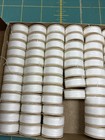 Vintage Star American Thread 68 Disc Bobbins Polyester Off White
