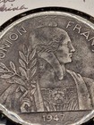 French Indo China  Vietnam Laos Cambodia Piastre  1947  Copper-nickel