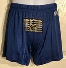 Gk Child Large Navy Competition Gymnastics Running Fitness Nylon Shorts Sz L Nwt