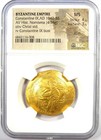 Constantine Ix Av Nomisma Gold Coin 1042-55 Ad - Certified Ngc Ms  unc 