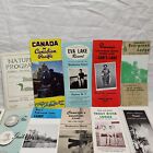 Lot 11 Rare Collectible Vintage Canada Travel Guides Brochures Maps   Pamphlets