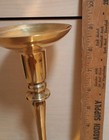 Vintage Brass Candle Holders Set Of Three Still In Original Box Romantic Rustic 
