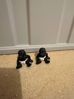 Vintage Schleich Baby Gorilla Figure Pair Retired Ape Primate Set