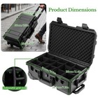 Professional Large Rolling Camera Case For Travelling Photographers Black