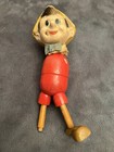 Vintage 1940 Ideal Disney Pinocchio Composition Wood Jointed Doll As Is Parts