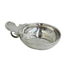 French Ancien Silver Tastevin Hand Hammered 18th Cen Engraved Henri Vacher