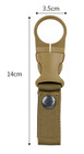 New Nylon Webbing Buckle Edc Climb Carabiner Belt Hook Water Bottle Holder Clip 