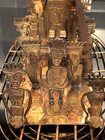 Vtg Muisca Raft El Dorado Replica Pre Colombia Tribal Gold Offering Brass bronze
