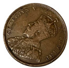 1911 Canadian Large One Cent Coin Canada King George Km  15 Lot B8-62