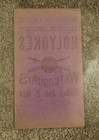 1884 Connecticut State League - Holyoke - Waterbury - Baseball Flyer